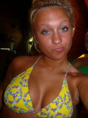 Tanned busty teen erotic pics